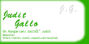 judit gallo business card